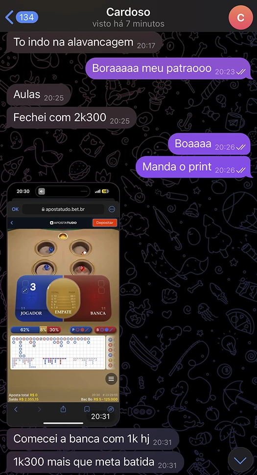 Resultado aluno 1